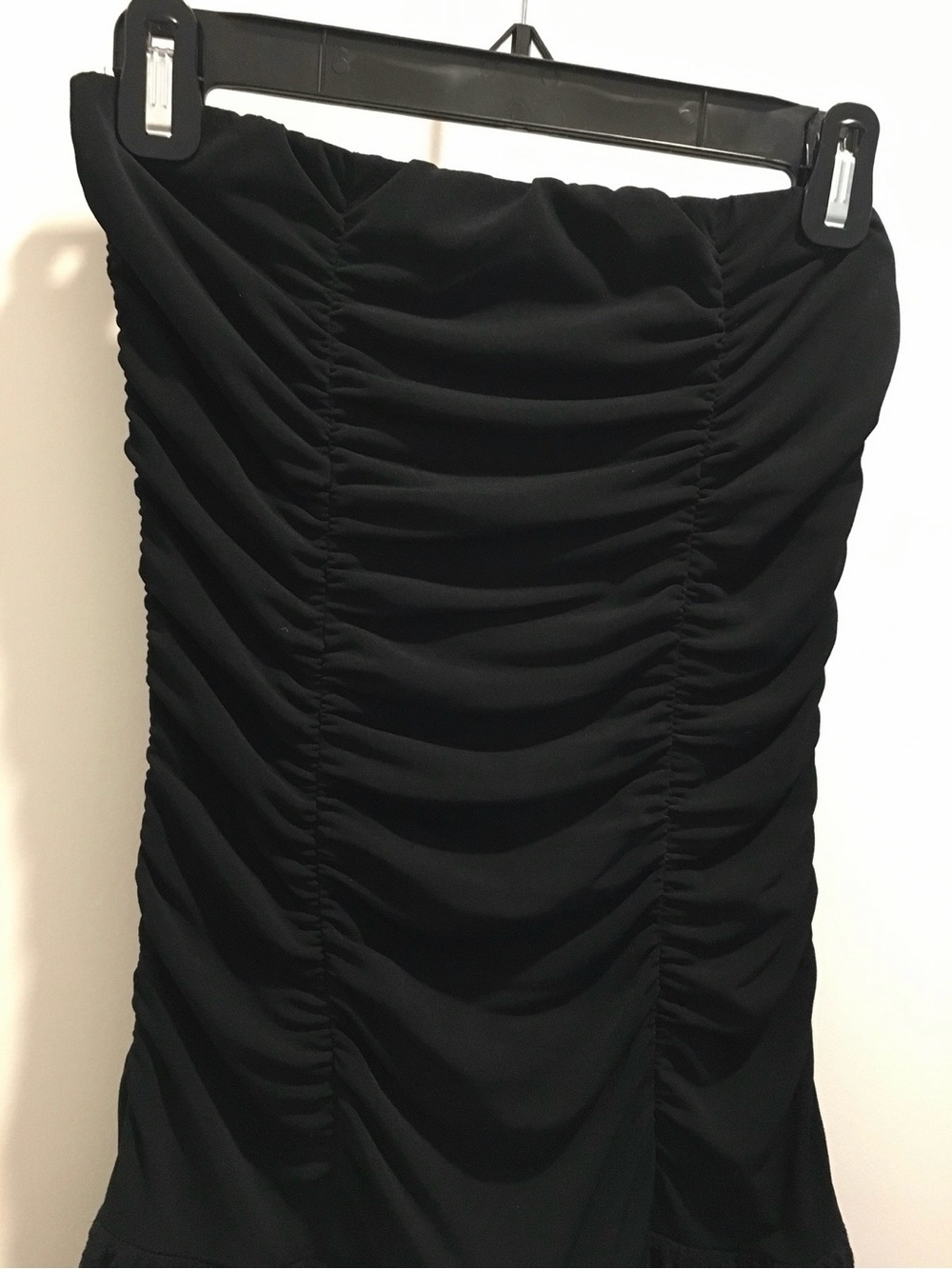 XOXO Black Strapless Lace Mini Dress - Picture 3 of 4